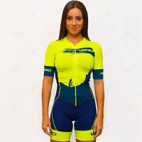 2021 vezzo women cycling clothing bike short female monkey jumpsuit suit green cyclist outfit with gel bouncy lycra triathlon