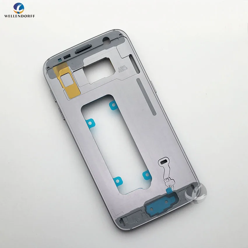 Оригинальная новая средняя рамка для Samsung Galaxy S7 G930 G930F Корпус Корпуса с боковыми