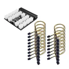 Коммутационная плата модуля питания мощностью 750-1200 Вт для HP PSU, преобразование мощности сервера + 17 шт. от 6 до 6 + 2 8-контактный кабель питания