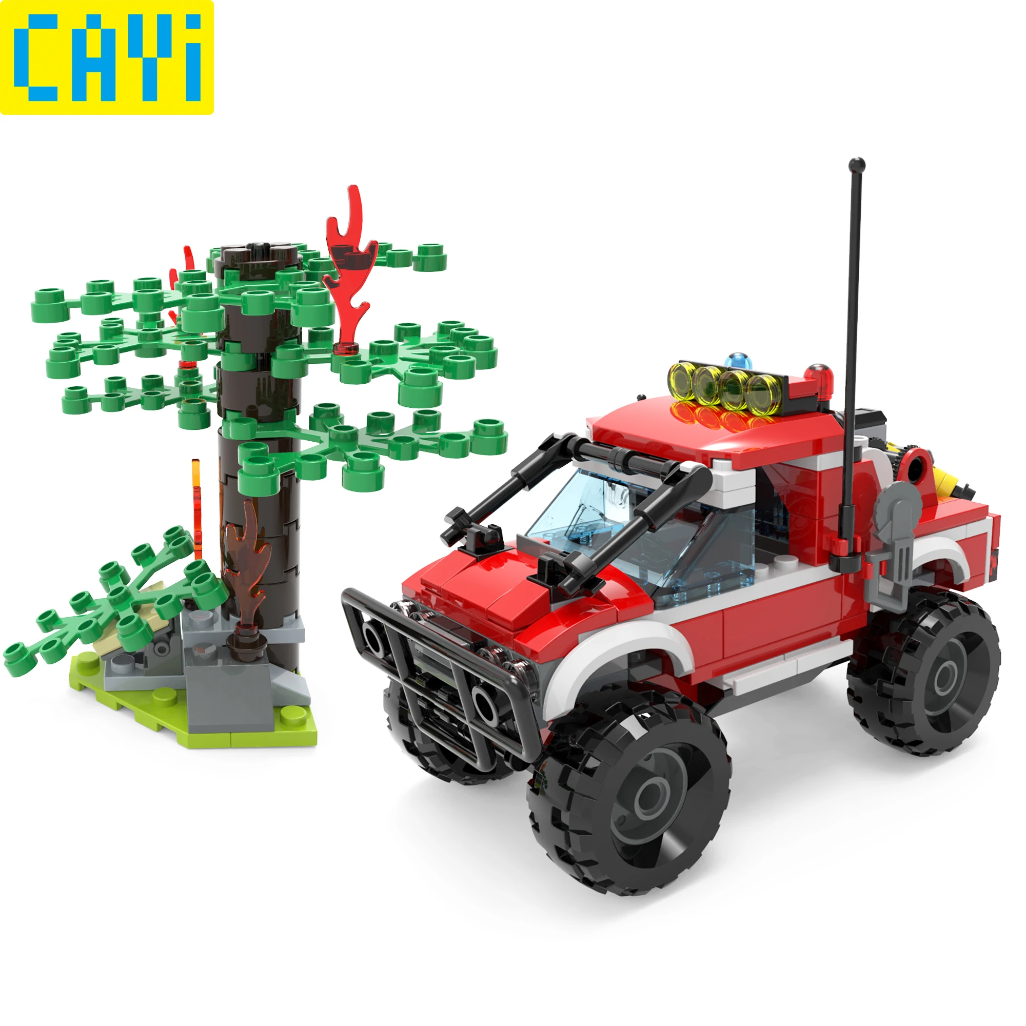 CAYI 200 шт совместимые пожарные спасательные серии LegOINGs город строительные блоки