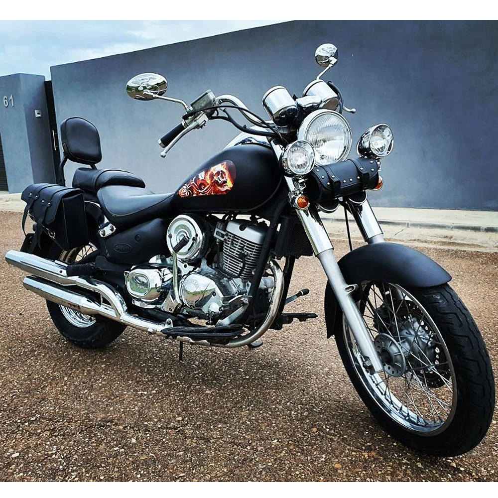 Универсальные мотоциклетные овальные хромированные зеркала заднего вида 10 мм