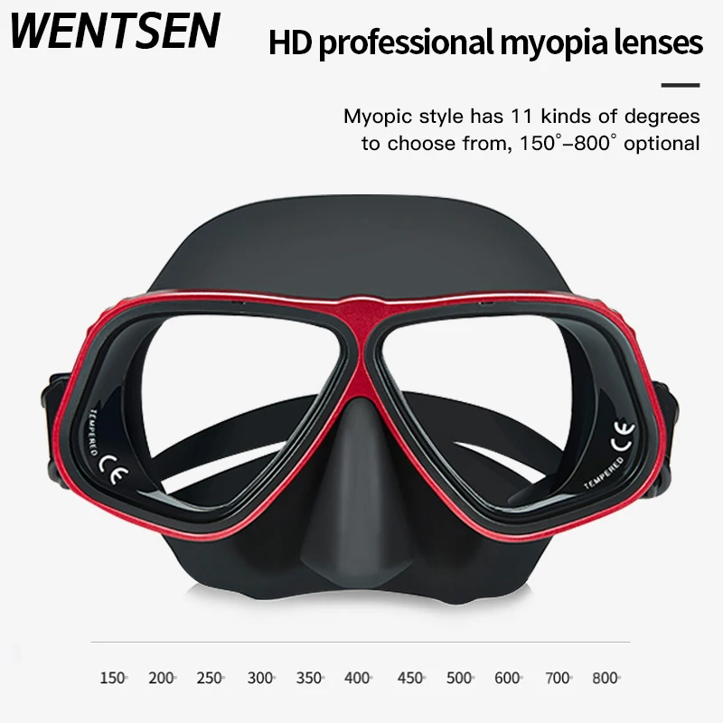 Новые высококачественные бесплатная маска для дайвинга с золотым напылением