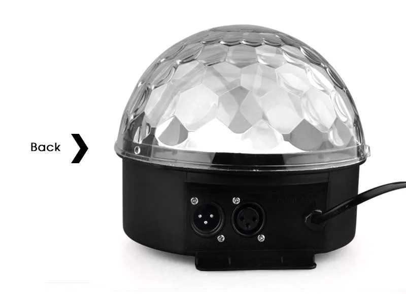9 цветов Хрустальный волшебный шар светодиодная сценическая лампа 21 режим
