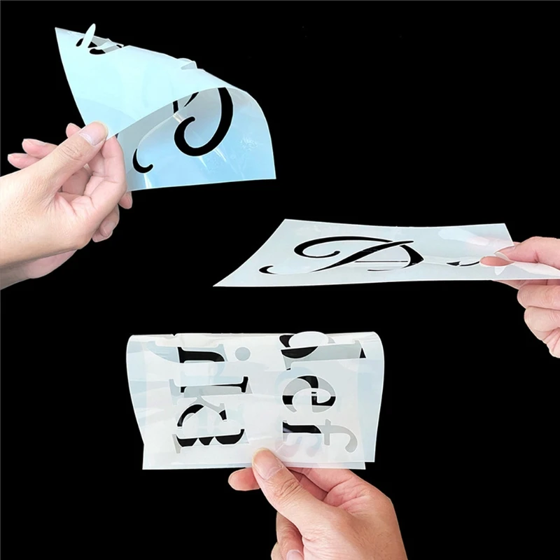 

C5AD 16pcs Plastic Journal Stencils Template for Journal Notebook Diary Scrapbook DIY