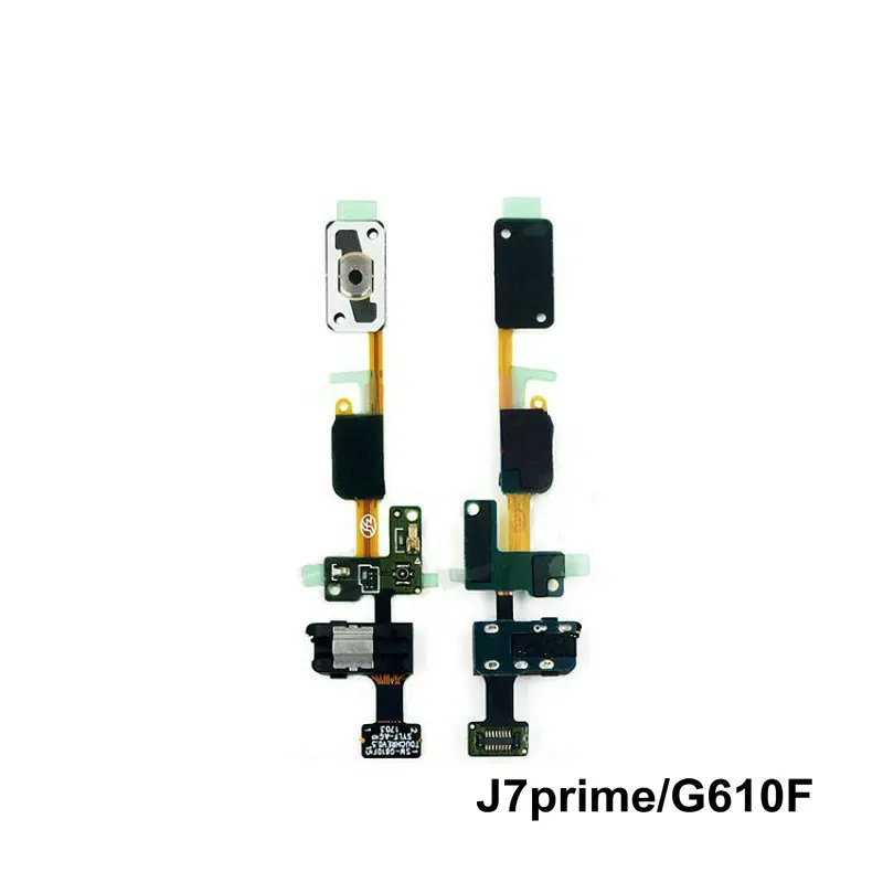 Новый светодиодный цифратор для Samsung SM J7 prime / G610F Главная Кнопка шлейф меню копка