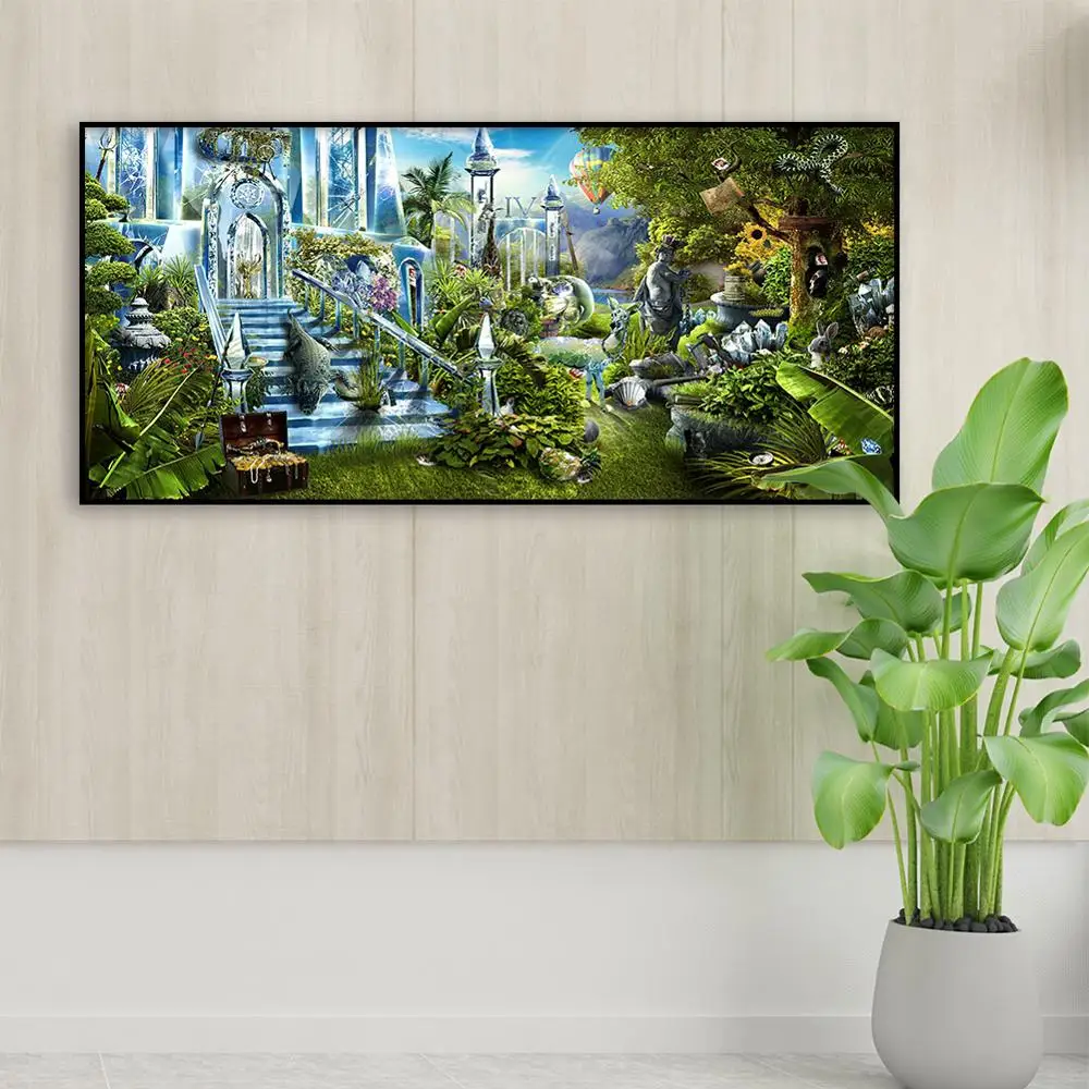 Картина из круглых страз 5D сделай сам вышивка с крестом изумительный пейзаж