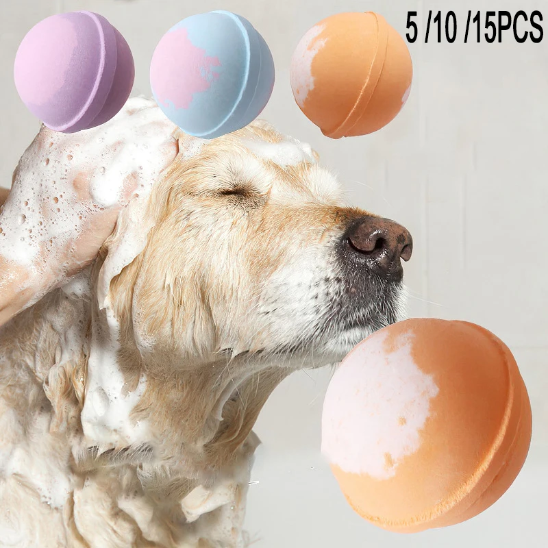

Pet Bath Balls Relaxation Bath For Dogs And Cats Moisturizing And Aromatherapy 5/10/15 PCS Pet Dog Cat Body Cleaning Supplies