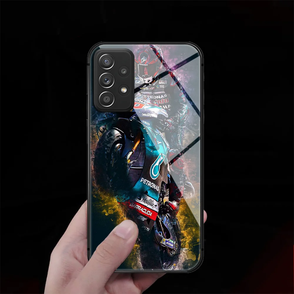 

Fabio Quartararo Moto NO.20 Tempered Glass Phone Case Cover For Samsung Galaxy A M 10 12 20E 21 31 40 50 51 52 70 71 72 S Tpu