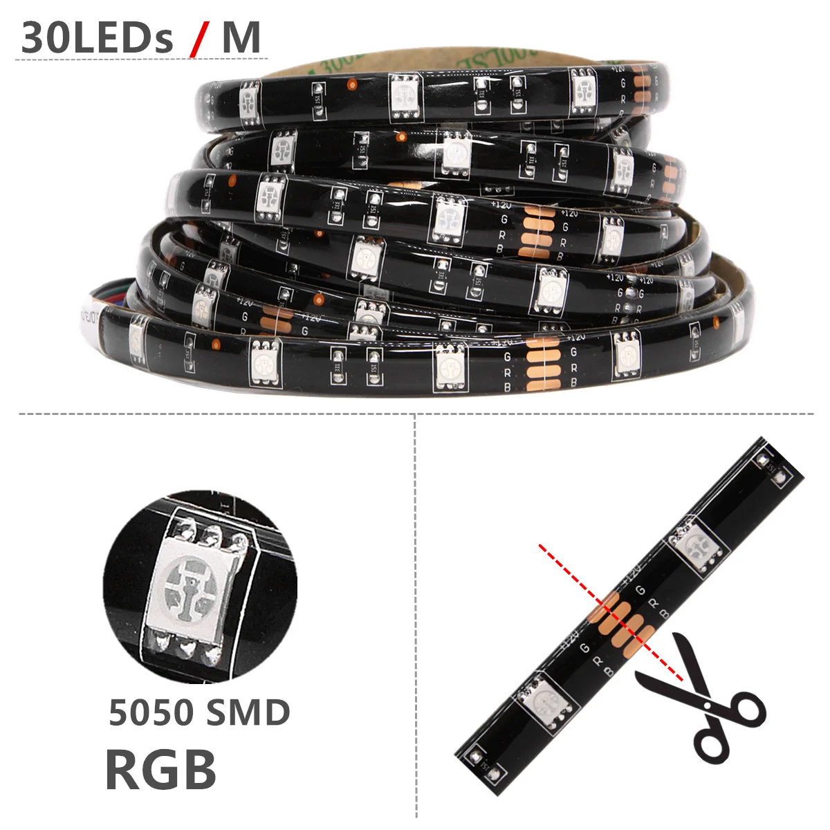 Светодиодная RGB-лента для ПК/компьютера 4 контакта 12 В + | Лампы и освещение