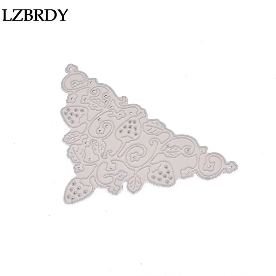 209 новые металлические Вырубные штампы с изображением листьев клубники Alinacraft для