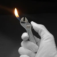 torch creative metal wrench lighter free fire butane gas unusual lighter inflated hardware accessories cigarette gift mens toys
