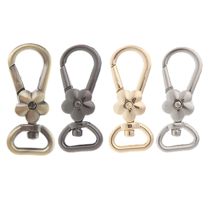 

Flower Lobster Clasps Swivel Trigger Clips Snap Hooks Bag Key Rings Keychains