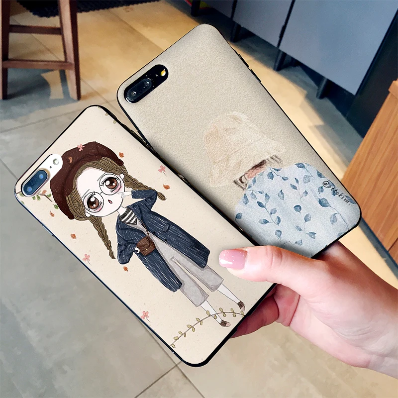 Для Xiaomi Redmi 7 Note 4X 5A 16G 32G GO 7A K20 5 6 8 Pro задняя крышка телефона подарок Модная девушка |