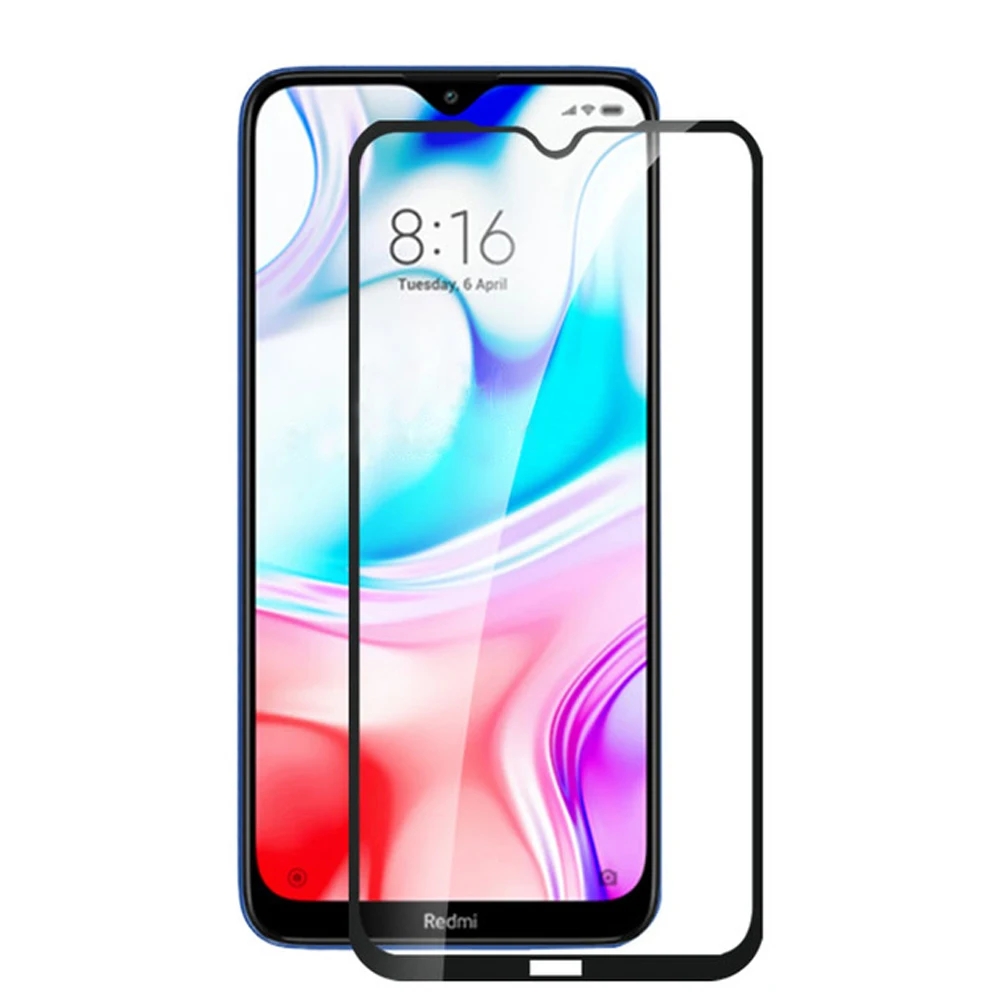 

Полное покрытие для xiaomi redmi note 9s 8t 8 7 6 pro закаленное стекло redmi 8A 7A 6A Защитная пленка защита для экрана телефона на стекло