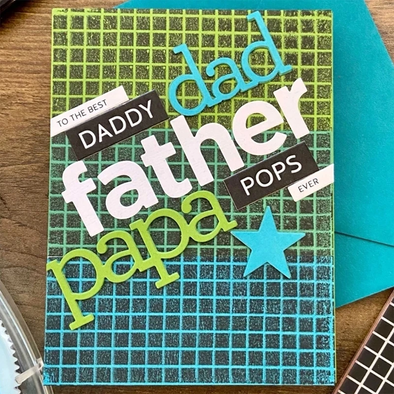 

2021 New Square Solid Grid Clear Stamps For Craft Making Greeting Card Background Scrapbooking Album No Metal Cutting Dies