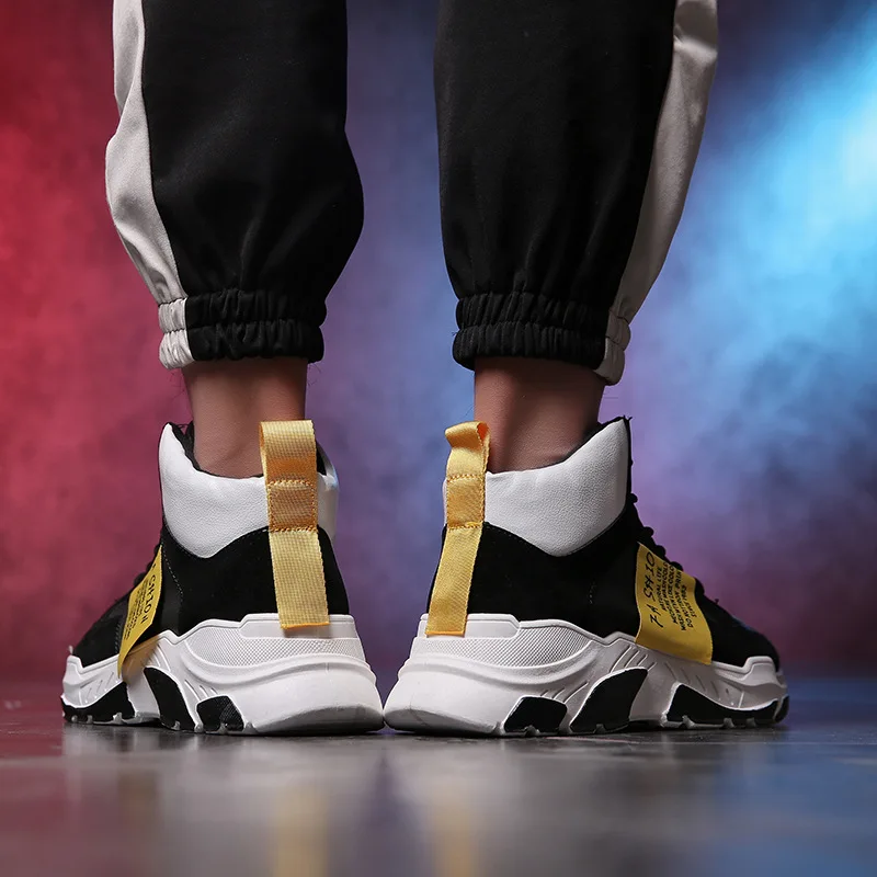 2019 осенне-зимние кожаные зимние мужские ботинки на меху с плюшевой подкладкой