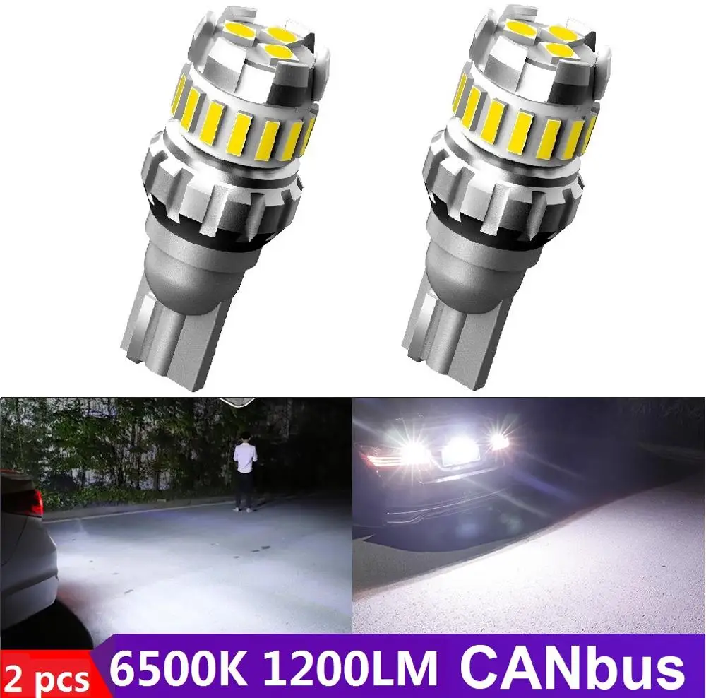 OXILAM 2 шт. Автомобильная светодиодный ная лампа T15 W16W LED Canbus безошибочная