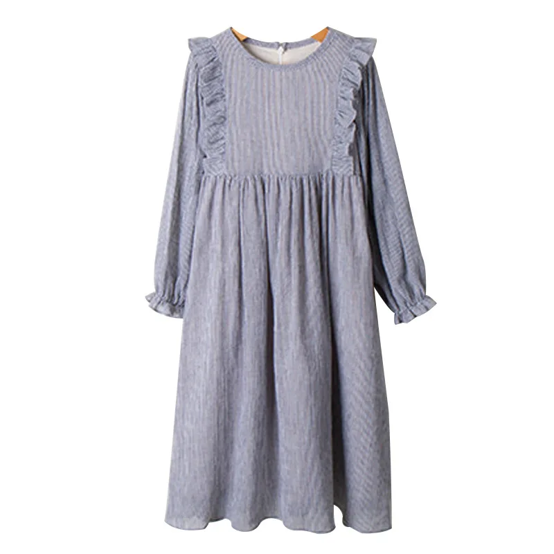 2020 новое платье для маленьких девочек детское хлопковое в полоску яркое милое с