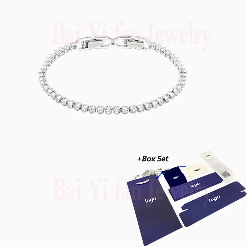 

Fashion jewelry SWA new EMILY bracelet platinum charming round decoration female wild high-end luxury jewelry gift