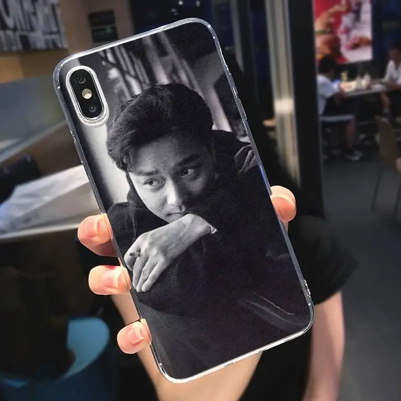 

Leslie Cheung Famous actors singer Phone Case Transparent soft For iphone 5 5s 5c se 6 6s 7 8 11 12 plus mini x xs xr pro max