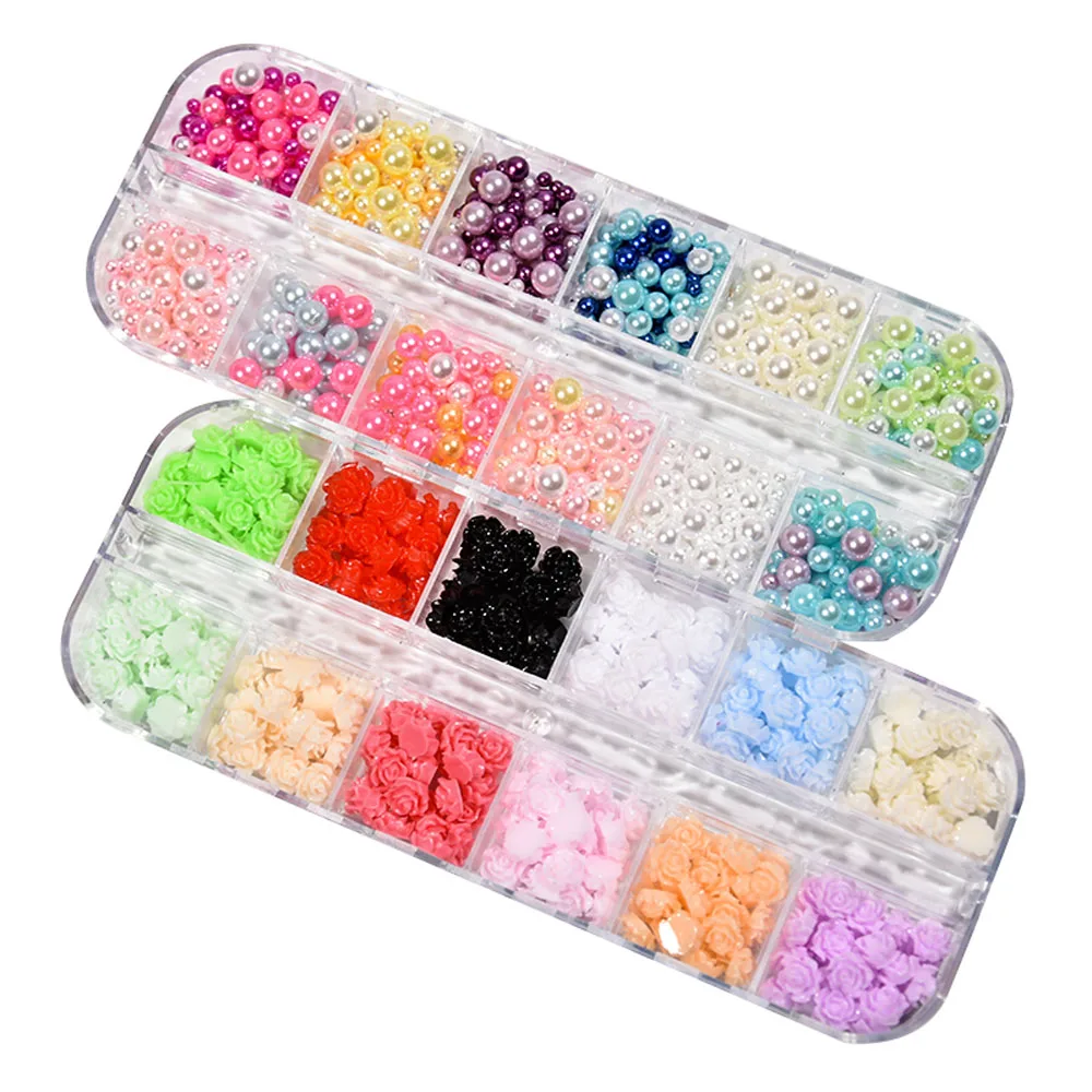 12 Grids/Box Mixed Color Laser Nail Glitter Sequins DIY Paillett Art Decorations Plastic Multi-Shape Irregular Flakes KR#36 | Красота и