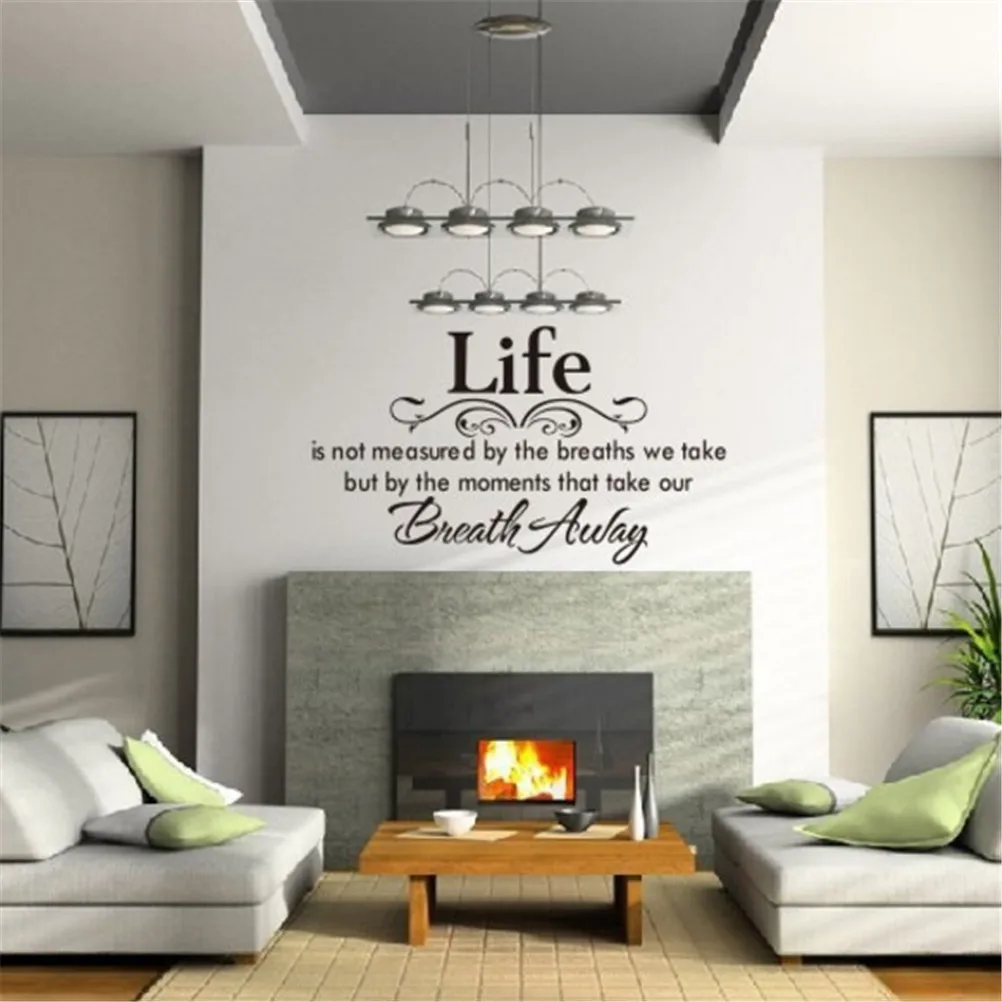 Новинка 1 шт. жизнь не измеряет дыхание изысканный цветок искусственная