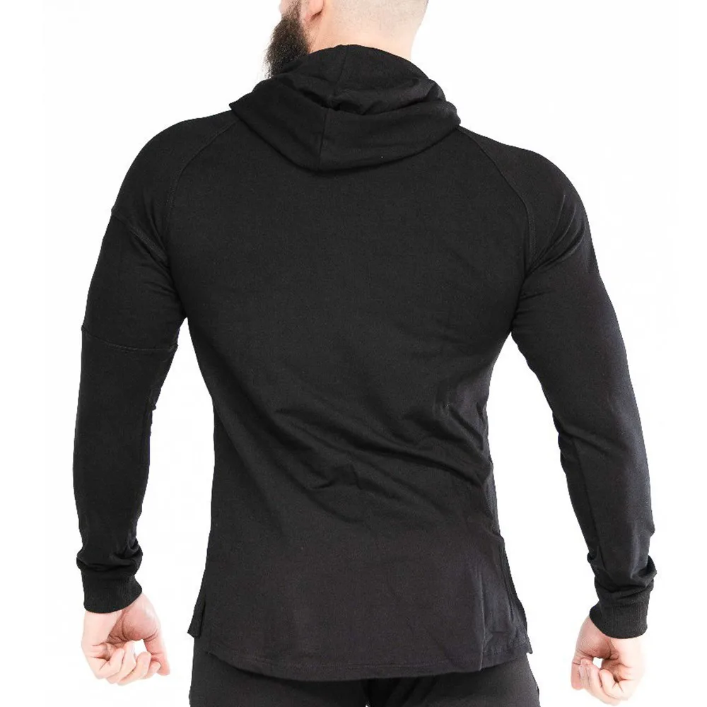 Повседневные толстовки мужская хлопковая толстовка спортивный пуловер для