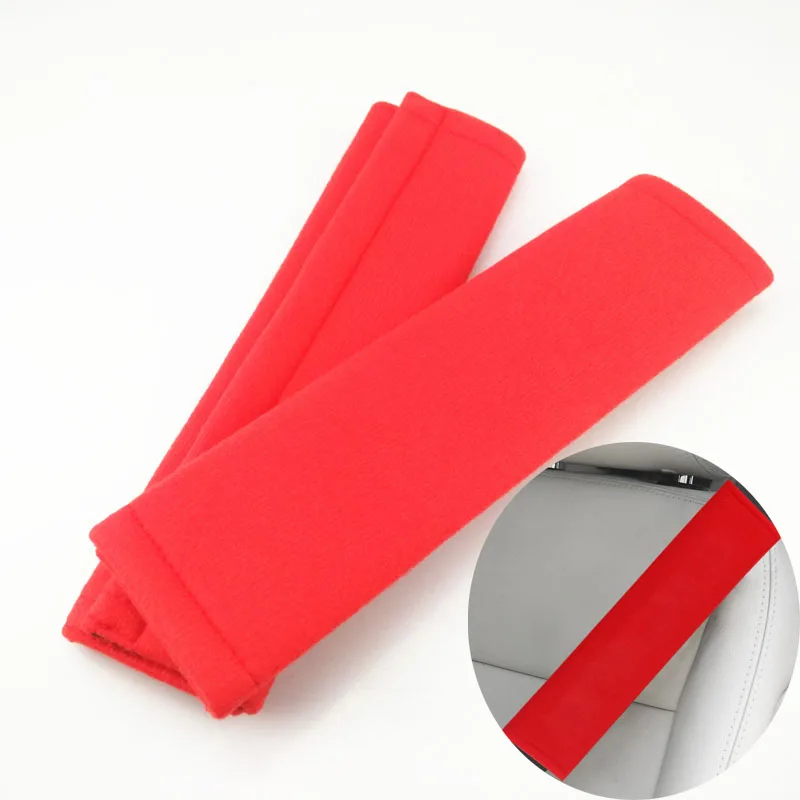 2 накладки на ремень безопасности мягкая бархатная Наплечная подушка для