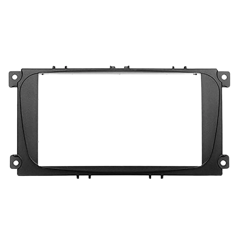 2 Din автомобильный DVD Радио Рамка для Ford Focus II C Max S Fusion стерео панель Dash Mount Double Fascia
