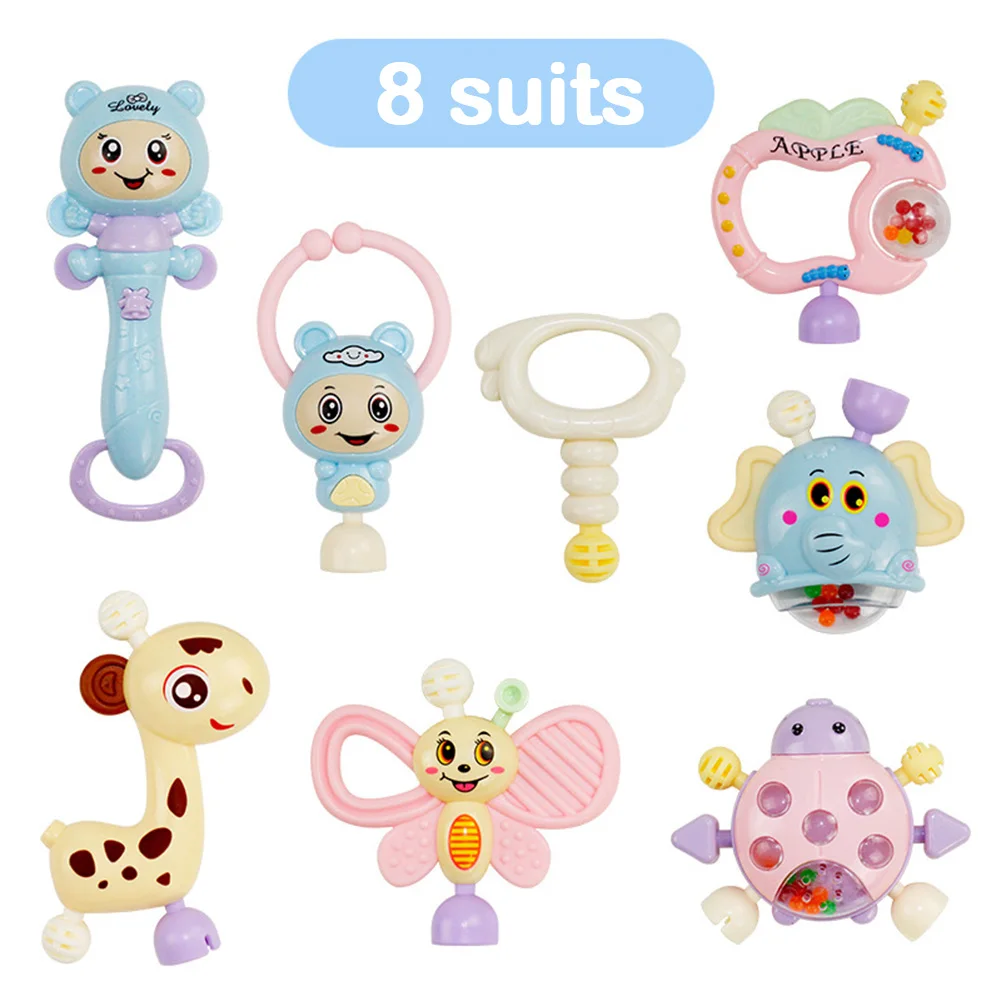 1 комплект погремушки для новорожденного ребенка бубен не содержащего бисфенол