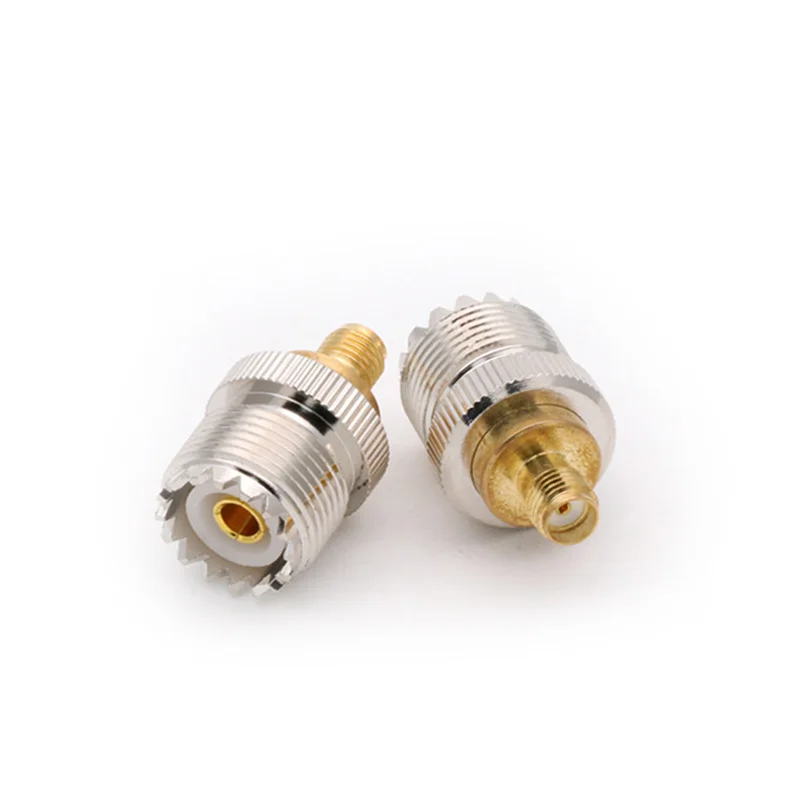 

Electronic Connector SMA Female toUHF Female Jack Wire Conector RF Coaxial Coax Adapter Gold plated