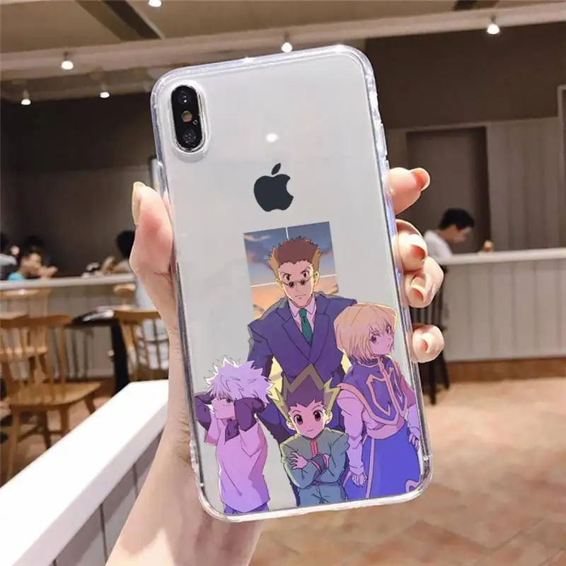 

HUNTERHUNTER2 Phone Case Transparent soft For iphone 5 5s 5c se 6 6s 7 8 11 12 plus mini x xs xr pro max