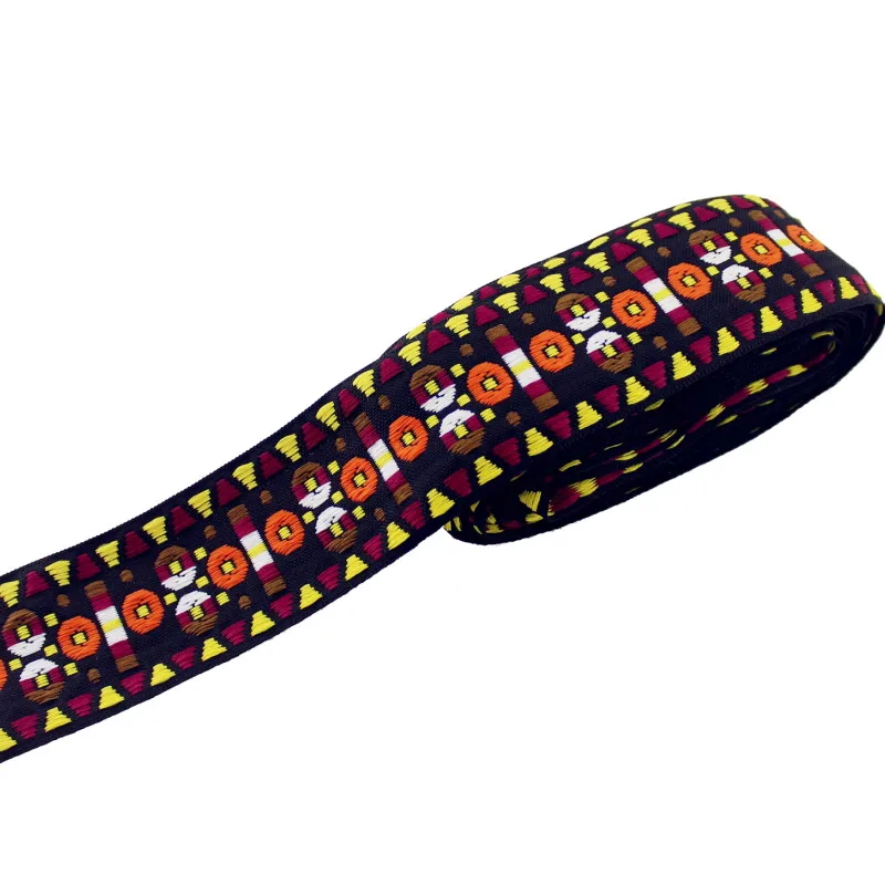 5 ярдов ширина 4 см геометрический ремешок для лямок вышивка корсажные ленты
