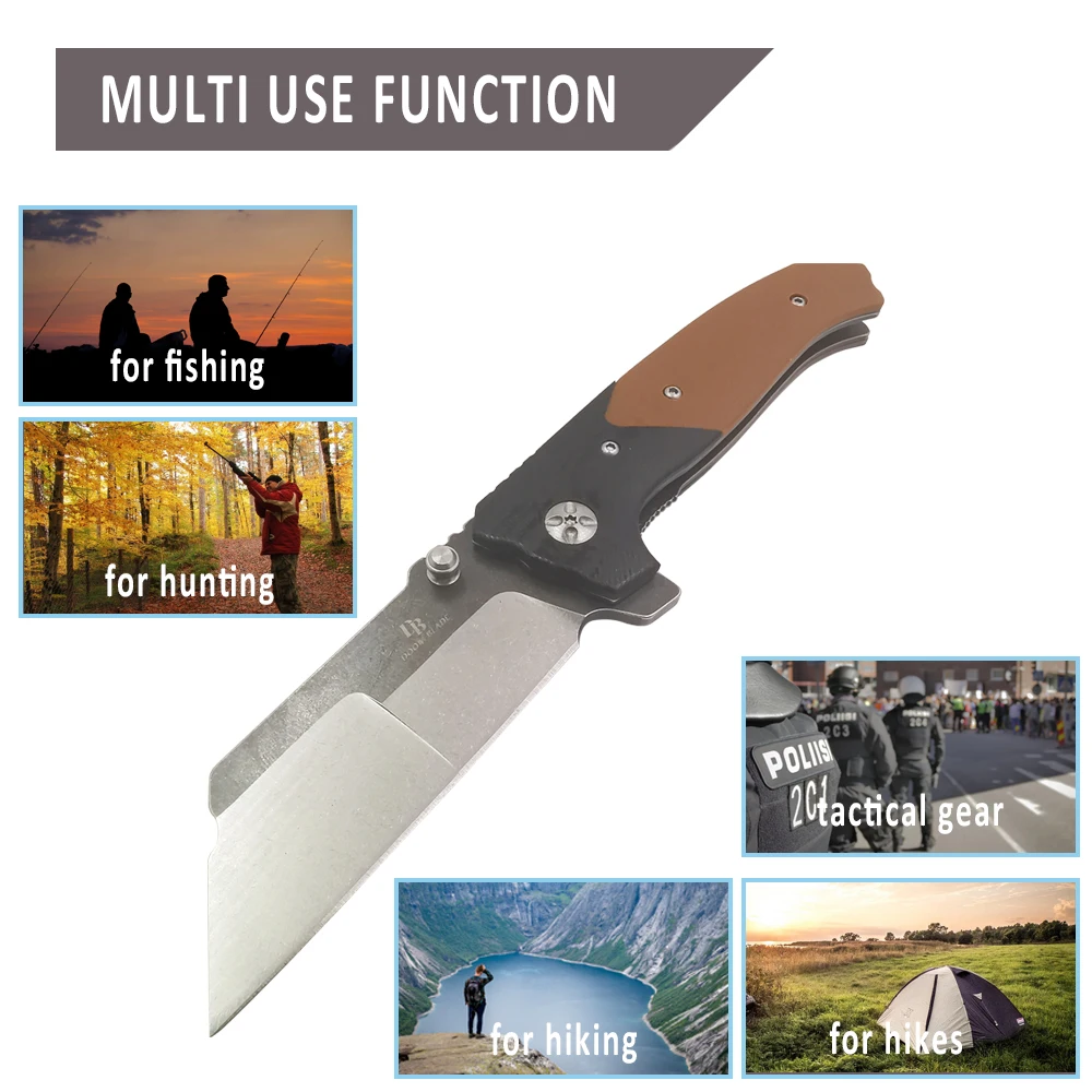 Универсальный складной нож для самозащиты кемпинга выживания в дикой природе