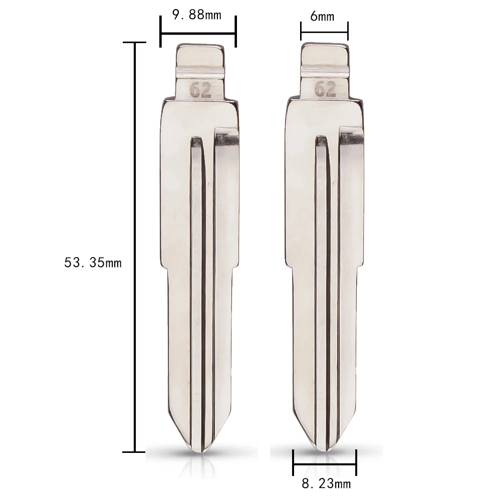 KEYYOU 62# Replacement Flip Remote Key Blade Car blank For Mitsubishi Lancer Galant Outlander Pajero Left NO.62 | Автомобили и