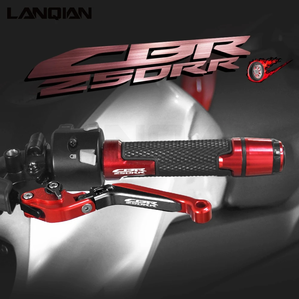 

Motorcycle Brake Clutch Levers Handlebar Hand Grips ends For Honda CBR250RR CBR 250 RR 2011 2012 2013 2014 2015 2016 2017 2018