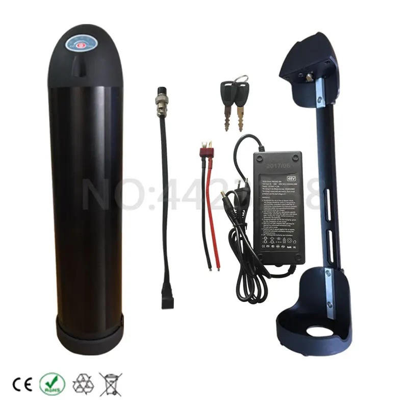 48V фара для электровелосипеда в батарея 48В 8Ah 9Ah 10Ah 11Ah 12Ah 13Ah 15Ah 18Ah бутылка воды