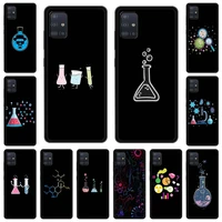 science chemistry biology laboratory phone case for samsung galaxy a51 a71 a21s a12 a11 a31 a52 a41 a32 5g a72 a01 soft cover