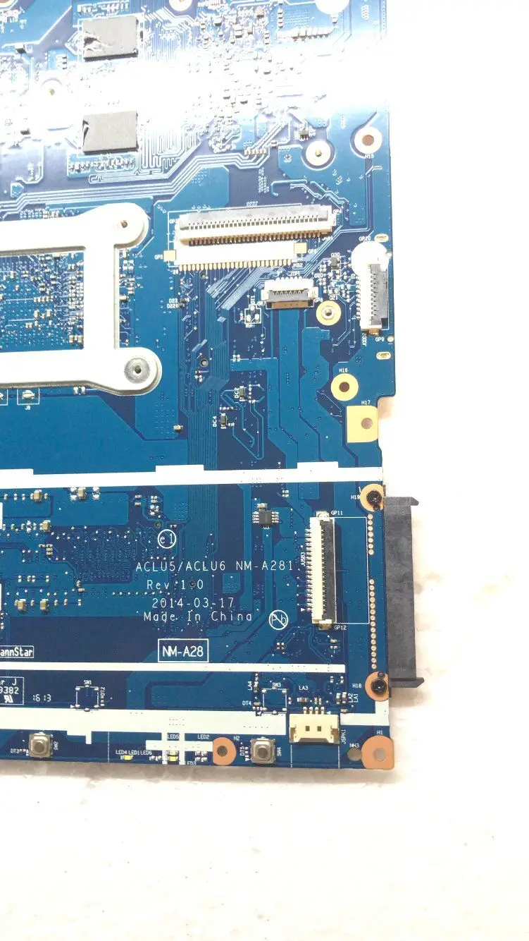 

KEFU NM-A281 Motherboard For Lenovo G50-45 Notebook Motherboard ACLU5/ACLU6 NM-A281CPU A6-6310 GPU R5 M230 2G 100% Test Work