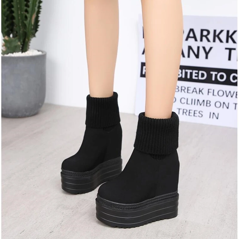 

2019 осень и зима новый толстый, с толстой подошвой, короткие сапоги, сапоги на высоком каблуке ботинки в британском стиле