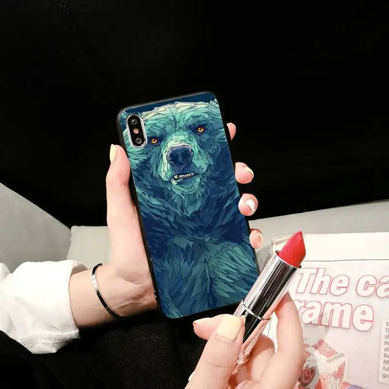 Ураган зверь чехол для телефона iPhone XS 11 11Pro 5 5s SE 6 6s плюс 7 8 2020 чехол|Чехлы-накладки|
