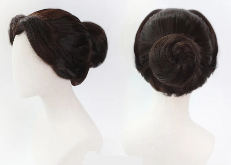 Парик для косплея из высокотемпературного волокна в японском стиле черных волос