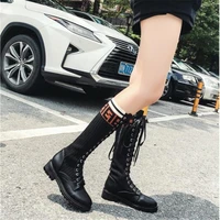 bbzai new style womens boots fashion boots superstar fashion boots high quality martin boots shoes woman 5cm heel 4 8 9