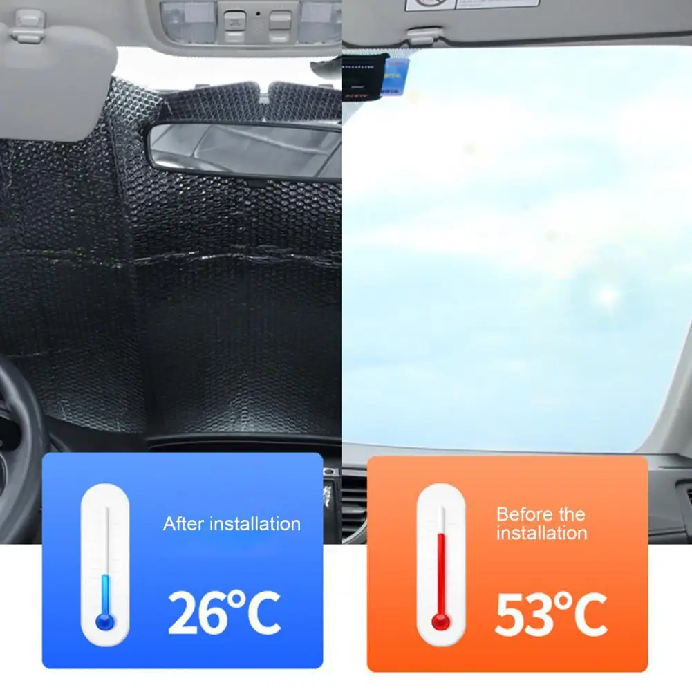 

UV Protection Car Window Sunshade Covers Exterior Curtain Aluminum Foil Side Window Windshield Sunshades Sun Shade Windscreen