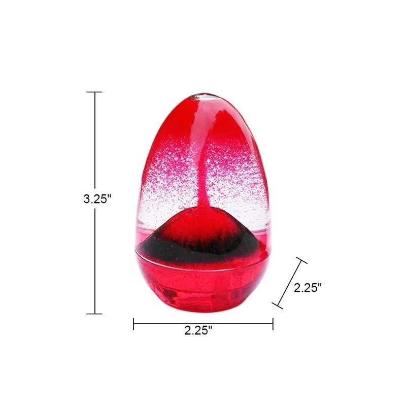 

Volcanic Creative Children's Toys Sensory Visual Stimulation Decompression Timer Decoration Desktop Gift G3I2