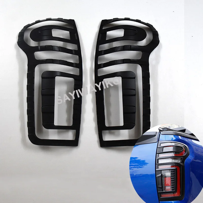 

car styling fit for GWM Ute Pickup tail light Cover rear lamp Frame cover Trim for Great Wall POER Accessories 2020 2021