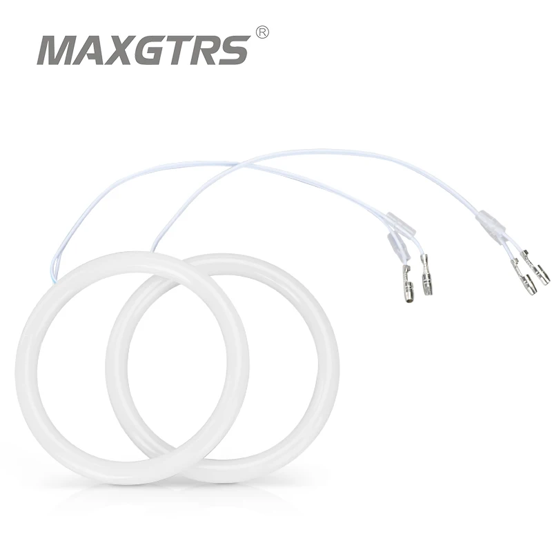 2x хлопок светильник Ангел глаз светодиодный DRL автомобиль мотоцикл туман гало