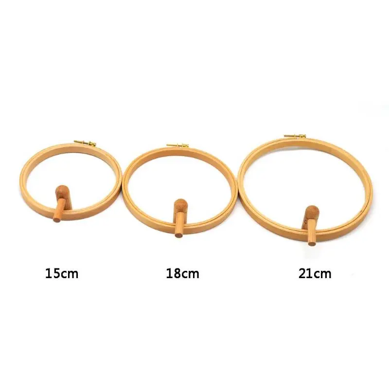 

Wood Embroidery Hoop Stand Cross Stitch Needlework Ring Frame Sewing Adjustable