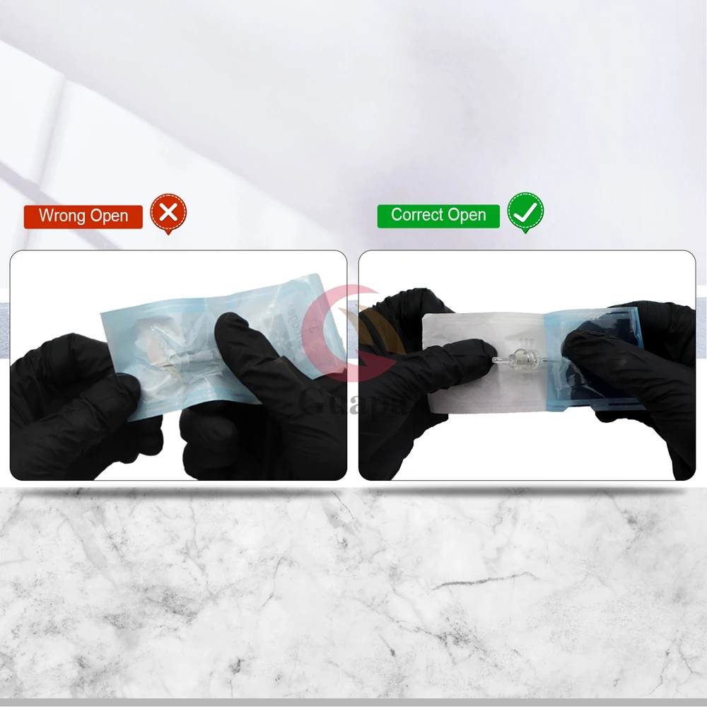 Одноразовые тату иглы для перманентного макияжа 1P 3P 5P 5FP 7FP бровей губ товары