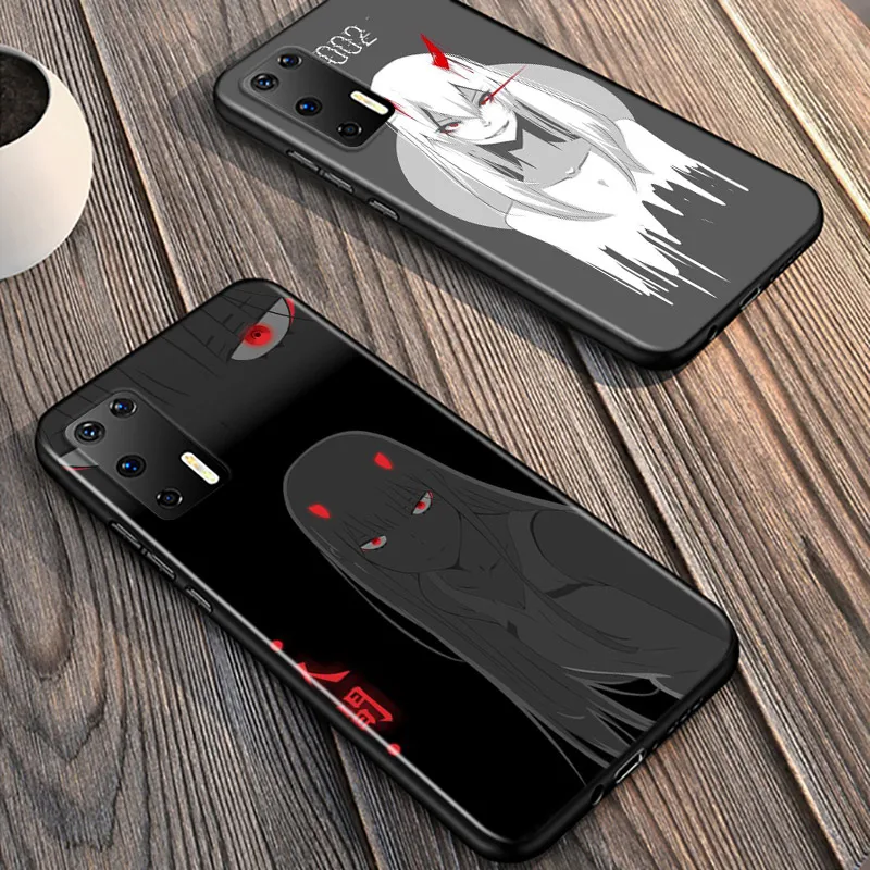 

Silicone Cover Darling In The Franxx For Huawei P40 P30 P20 Pro P10 P9 P8 Lite E Plus 2019 2017 Phone Case